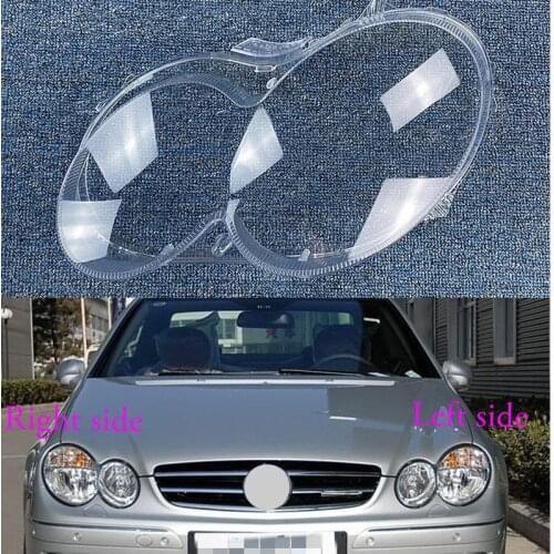 For Mercedes Benz CLK280/300/350 2004 2005 2006 Headlight Shell Lamp Shade Transparent Cover Headlight Glass Headlamp Cover