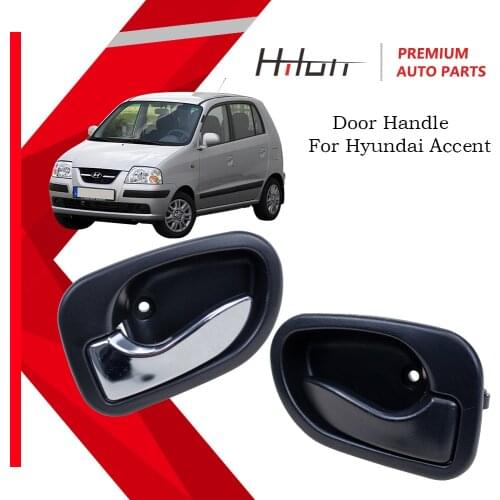 Door Handle Black Chrome for Hyundai Accent 1.5L 1995-1999 Atos 1997-2005 82610-22001 82620-22001