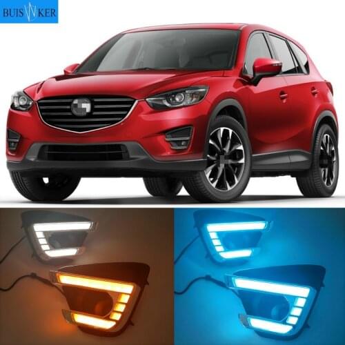 For Mazda CX-5 CX5 2012 - 2016 Driving DRL Daytime Running Light fog lamp Relay LED Daylight car style free ship