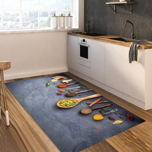 Kozzy Home Washable Non-Slip Base Kitchen Rug 6416