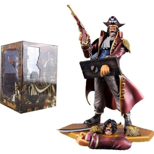 One Piece Figures Young Version Gol D Roger Execution Grounds Anime Figures Scenery Model Action Toy Figure Toys for Children