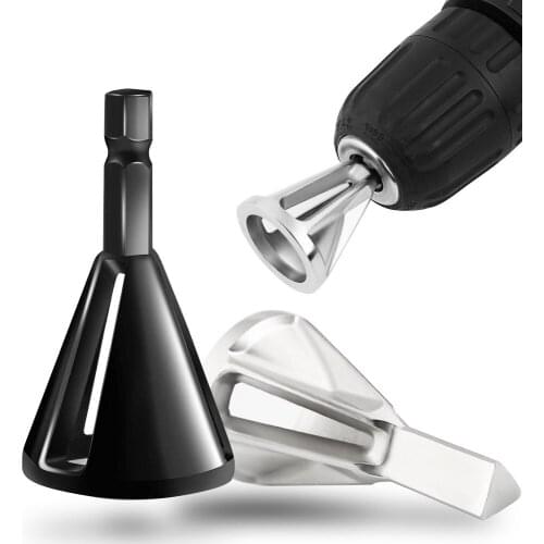 Stainless Deburring Chamfer Tool External Deburring Drill Bit Remove Burr Tool for Metal Drilling Tool Deburring Chuck Tools