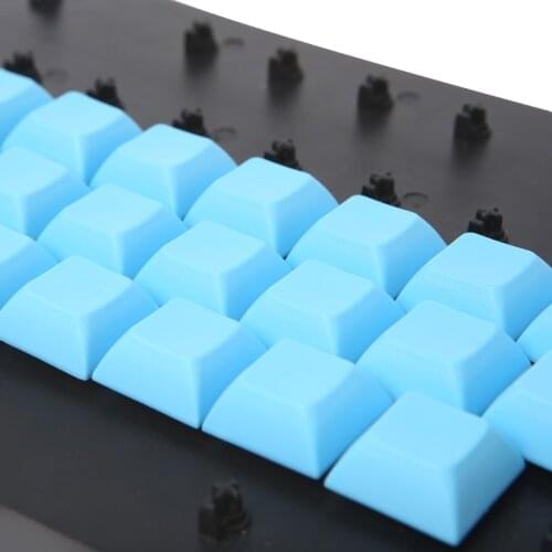 PBT Keycaps DSA 1u Blank Printed Keycaps For Gaming Mechanical Keyboard