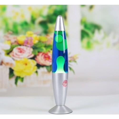 Lava Wax lamps night light Volcano Style 110V Metal Base Jellyfish Nightlight Glare Incandescent Lighting tin frame Cute Gifts