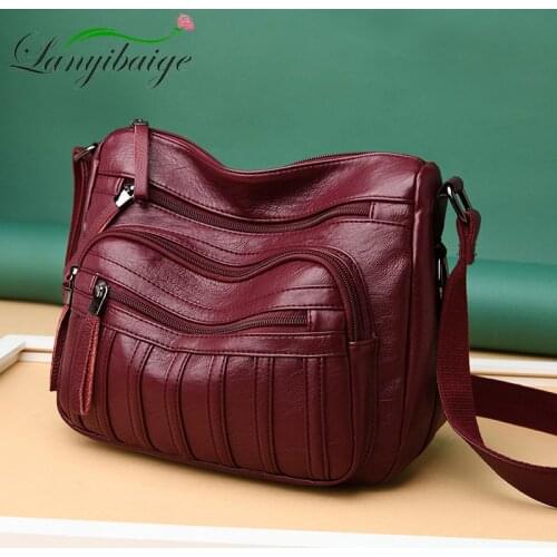 LANYIBAIGE New Style Women Bags High Quality Leather Bag Large Capacity Travel Shoulder Bags Feminina Luxury Bags For Women 2020