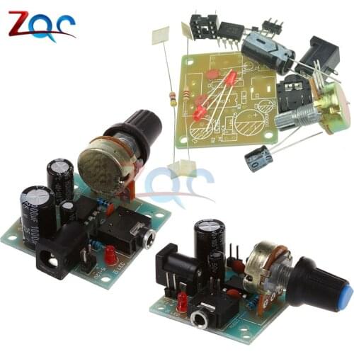 DIY Kit LM386 Super Mini Audio Amplifier DIY Kit Suite Trousse LM386 Amplificador Module Board 3.5mm 3-12V Beyond TDA2030