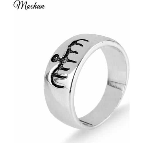 MQCHUN Hot Movie James Bond Spectre Logo Rings 007 Octopus Stainless Steel Ring Size 6-12