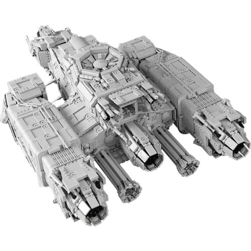 MOC Building Blocks C5197 New Edition Star Spaceship Series CSS Space Transport Ship Aircraft Fit Model Educational Toys Gifts