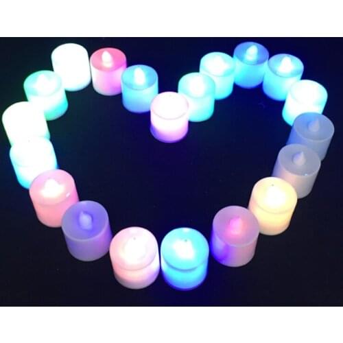 Costume Leds 20 Pcs Led Candle High Quality Small Flashing For Wedding Birthday Halloween Christmas Festive Party Glow Supply