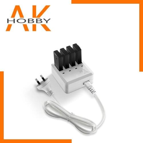 Tello EDU 1100mAh Drone Intelligent Flight Battery Tello Charger 4in1 Multi Battery Charging Hub Quick Charging US/EU Plug