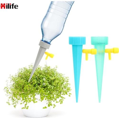 Plant Self Watering Water Seepage Device Cone Spike Irrigation Tool DIY 1 pcs Adjustable Stakes System