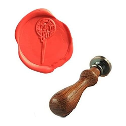 Vintage Cool Hand Custom Picture Logo Wedding Invitation Wax Seal Sealing Stamp Rosewood Handle Set Kit