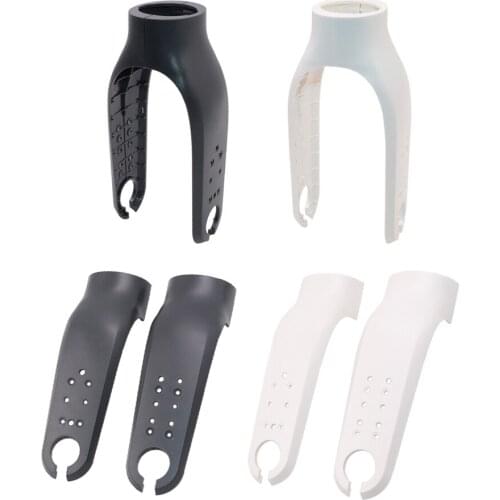 Electric Scooter Front Fork Protective Case Wheel Cover For Electric Scooter Replacement For Xiaomi M365 Mijia Parts Black/White