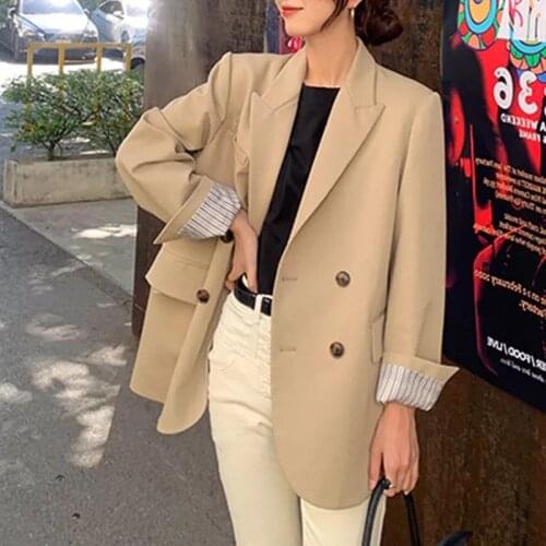 Womens suit jacket 2021 new Korean style spring and autumn fashion age-reducing fried street net red small suit
