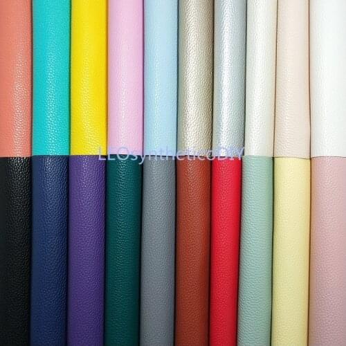 1PC 21X29CM Synthetic Letaher, Cuero Sintetico Embossed Litchi Leather For Making Bows Accessories LEOsyntheticoDIY T116B