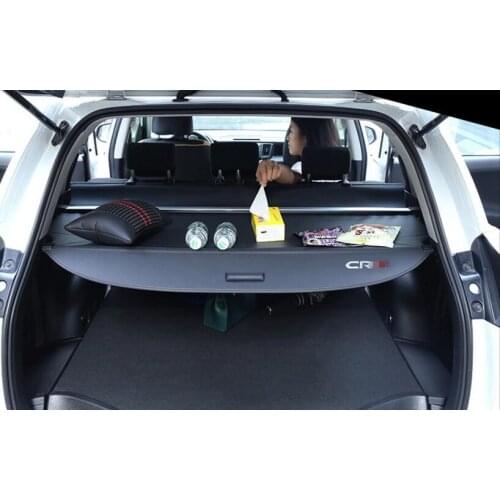 1Pc Luxury Cargo Liner Car Trunk Curtain Separated Block Mat For Honda CRV 2017 Carpet Interior Mats Leather Pad Car-Styling