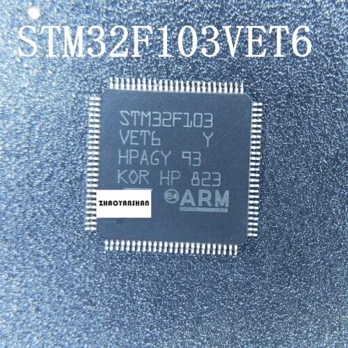 10pcs X STM32F103VET6 STM32F LQFP100 Free Shipping