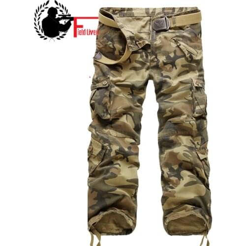 2021 New Tactical Pants Military Style workpant clothing Mens Combat Camouflage Cargo Pants Male maikul789 Casual Trousers