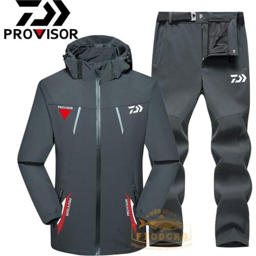 2022 DAWA Fishing Jacket Spring Autumn Outdoor Waterproof Fishing Set Reflected Fishing Clothes DAIWA Fishing Suit Fishing Pants