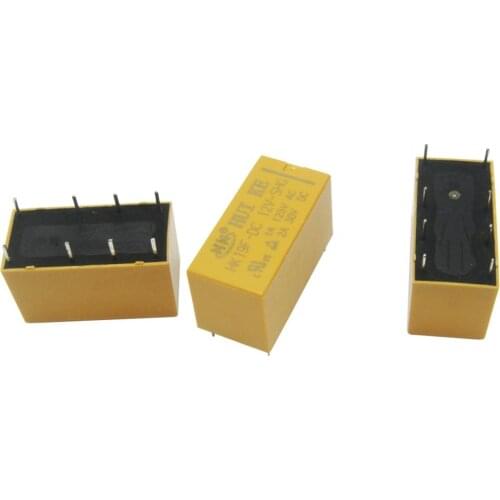 50PCS Relay HK19F-DC12V-SHG 12V 8PIN 2NO 2NC Mini Power Relays PCB Type