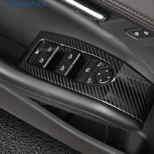 7pcs For Right Hand Drive Vehicle For Mazda CX-30 CX30 2019 2020 Armrest Window Switch Lift Cover Trims Auto Styling Accessories