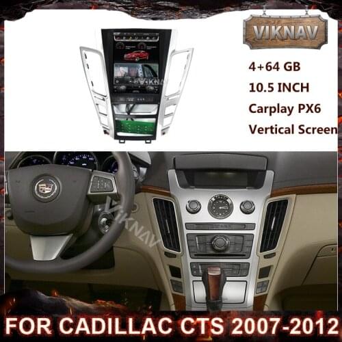 10.5 inch Car Radio For Cadillac CTS 2007-2012 Android 9.0 HD screen GPS Navigation Multimedia Player Head Unit Carplay 2 din