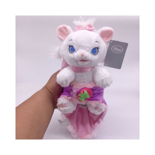 Disney Cartoon The Aristocats Mary cat Baby towel stuffed animal plush toy Soft Stuffed Animal Doll Birthday Present For Child
