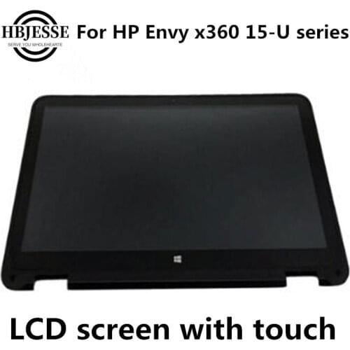 For HP Envy X360 15-U 15-u010dx Series 15.6" LCD LED Display Touch Screen Assembly 1920x1080/1366x768