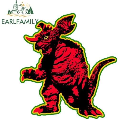 EARLFAMILY 13cm x 11.7cm for Giant Monster Rasta Car Sticker Vinyl Material Fashion Occlusion Scratch VAN SUV Vehicle Decal