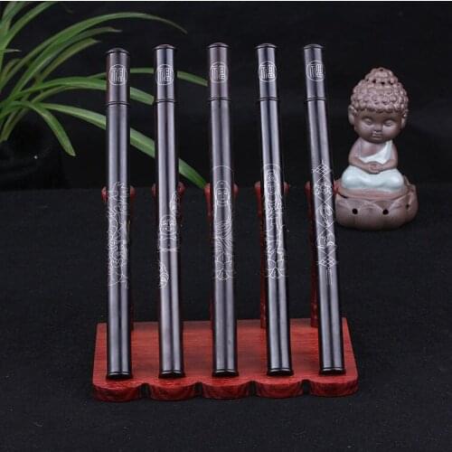 Ebony inlay silver Buddha coins goddess ebony sweet barrels a day fragrance of sandalwood incense fragrance fragrance cylinder