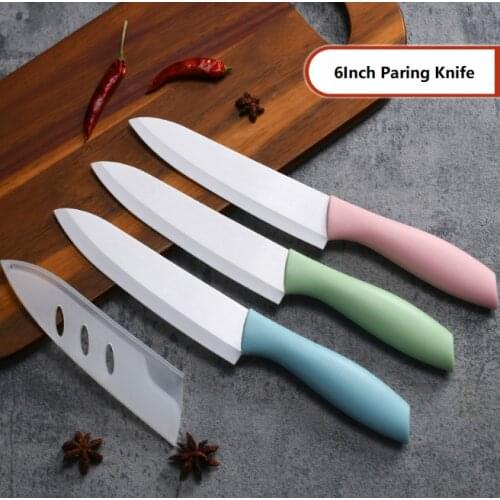 Ceramic Kitchen Knives Set 4 with 3/4/5/6 Inch Ceramic Paring Knife knifes for Ktichen and cooking knife