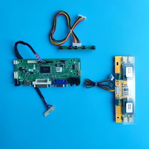 Kit for LTM220M1-L02/L01/L02(Glare) 30pin 22" LVDS 4 lamps VGA DVI Driver 1680X1050 M.NT68676 DIYS creen Panel Controller board