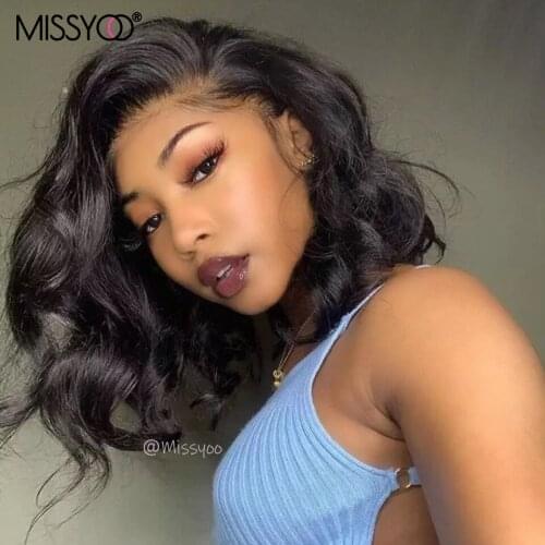 Short Bob 4x4 Closure Wig Body Wave 13x4 Lace Front Human Hair Wigs for Black Women Brazilian Natural Pre Plucked Hairline