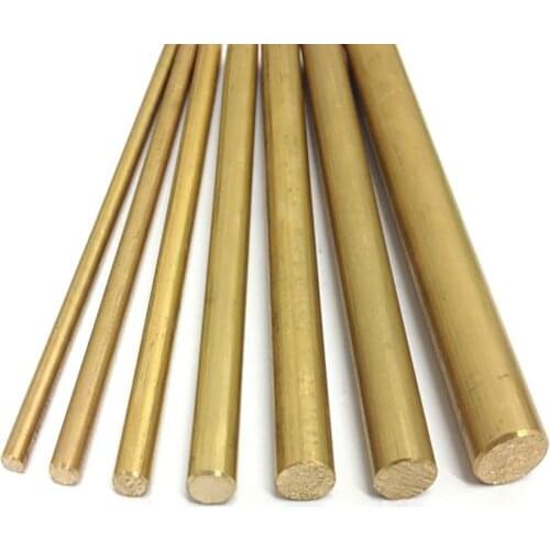 4/6/8/10/12mm DIY Hardware Brass Round Bar Rod Circular Wire Tube Modelmaking