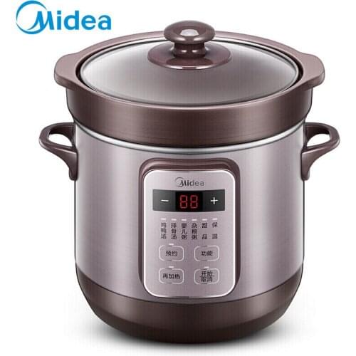 Sous vide cooker 1.8L portable electric slow cooker Purple sand Electric stew pot Household Intelligent appointment slow cooker