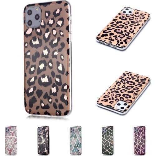 Leopard Print Soft TPU Protector For para iPhone 11 Funda Cases Girly sFor Cellular iPhone case 11 6.1" 2019 XS Pro Max X XR