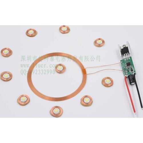Small receiving and long-distance 100mm wireless power supply, wireless power transmission, wireless charging module XKT801-32
