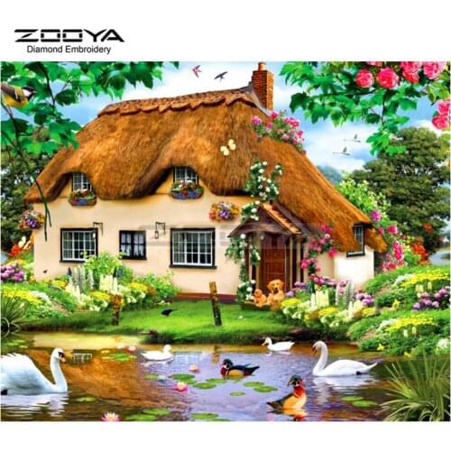 2019 New Arrive Needlework Diy Diamond Painting Pasted Painting Square Drill Fashion Home Decoration Home -Animal BJ352