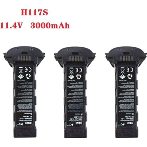Original Battery for Hubsan h117s Zino PRO RC Quadcopter Spare Parts Upgrade 11.4v 3000mAh Drones Battery