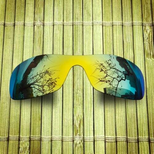 Polarized Replacement Lense For-Oakley Antix Sunglasses Frame True Color Mirrored Coating - Yellow Color