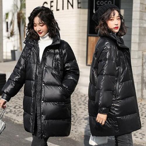 Down Jacket Women Winter 2020 Outerwear Coats Female mid-Long Casual Light ultra thick Warm women Parkas women Down jacket
