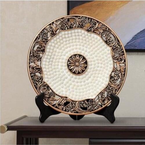 Creative disc crafts, resin deer, Nordic vintage art, home office desktop decoration gifts