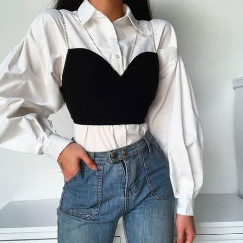 Women Summer Rhinestone Chain Straps Sling Crop Top Sexy V-Neck Backless Black Camisole Harajuku Slim Fit Bustier Corset