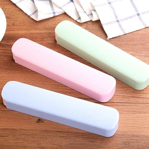 1SET Stainless Steel Cutlery Box Set of Three Portable Lovely Tableware Spoon Chopsticks Fork For Kid School Cutlery