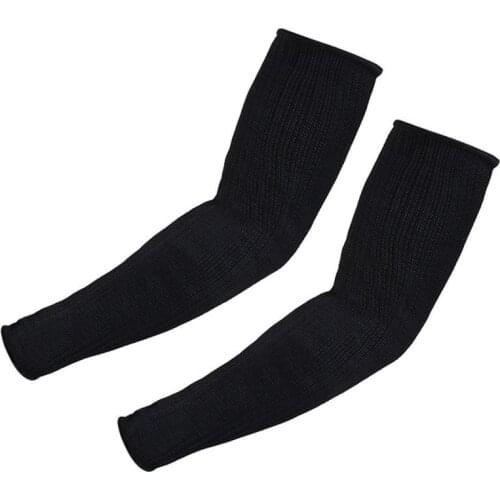 1 pair Arm Protection Sleeve Anti-Cut Steel wire Gardening Butcher Glass Factory Work Safety Guard Tool