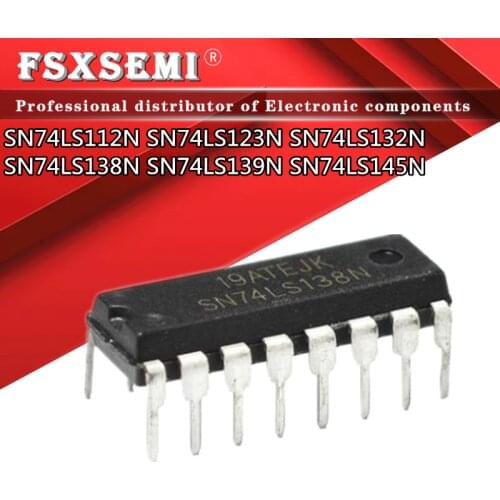 10pcs SN74LS123N DIP-16 HD74LS123P 74LS123 DIP16 RETRIGGERABLE MONOSTABLE MULTIVIBRATORS IC