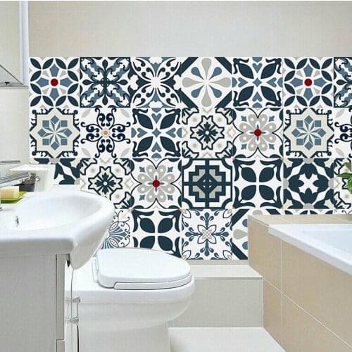 20x100cm kitchen wall tile stickers waterproof Decoration Art Mural Bathroom Waist Line Vinyl Wall Decals Moroccan