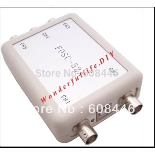 5 Channel Portable oscilloscope PC USB 2.0 Digital Oscilloscope BNC connection 150 kHz