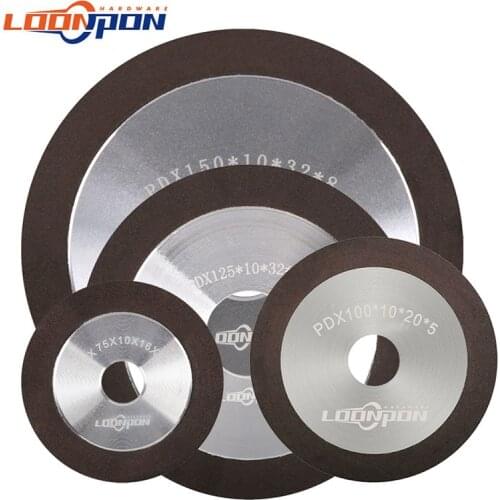 Diamond Grinding Disc Sharpening for Tungsten Steel Milling Cutter Sharpener 100/125/150mm 150-320# 1Pc