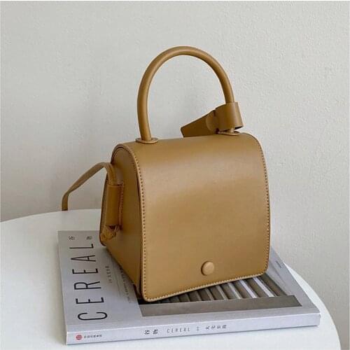 Design Solid Color Crossbody Bags For Women Handbag 2020 Messenger Fashion New Large Capacity Lady Shoulder Small Square Bags